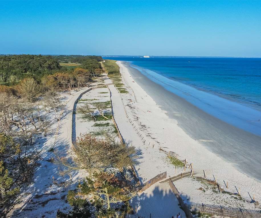 acces plage fouesnant