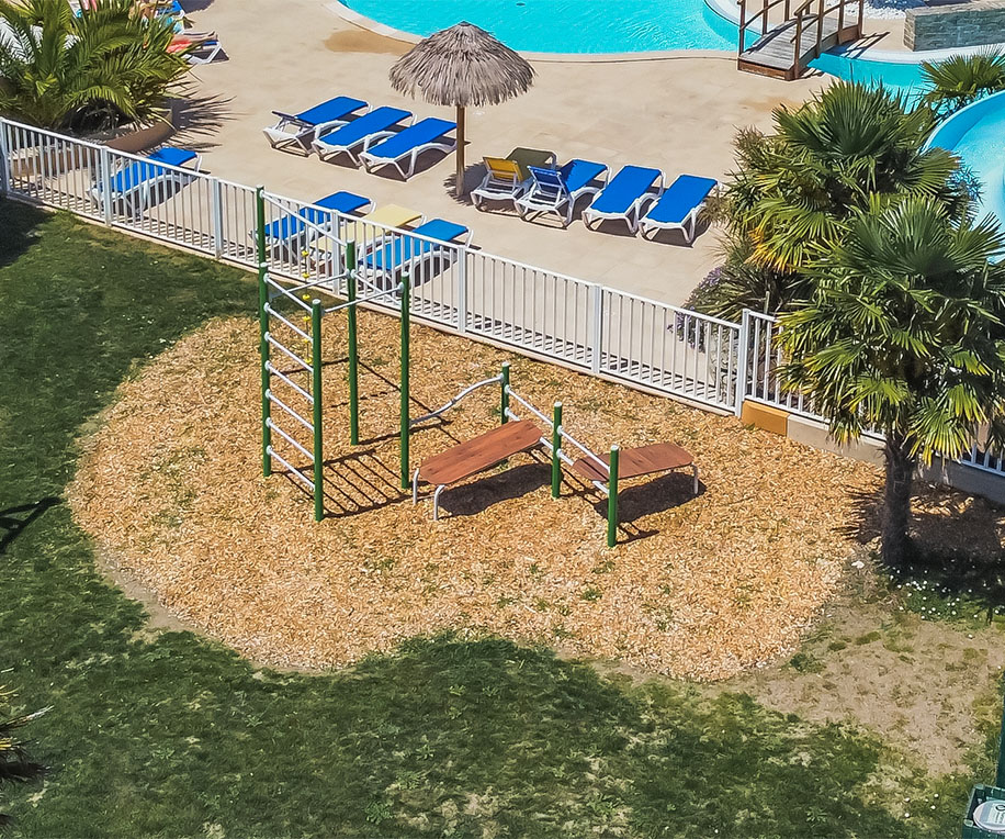 aire de fitness exterieure camping fouesnant