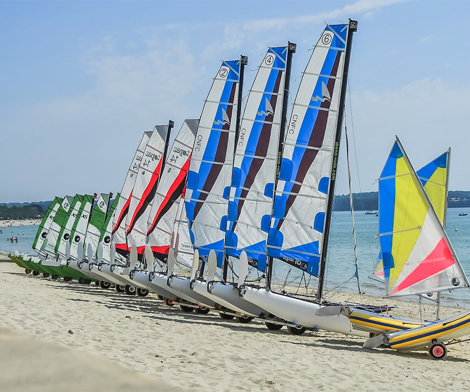 bases nautiques et centres aquatiques pres du camping a fouesnant