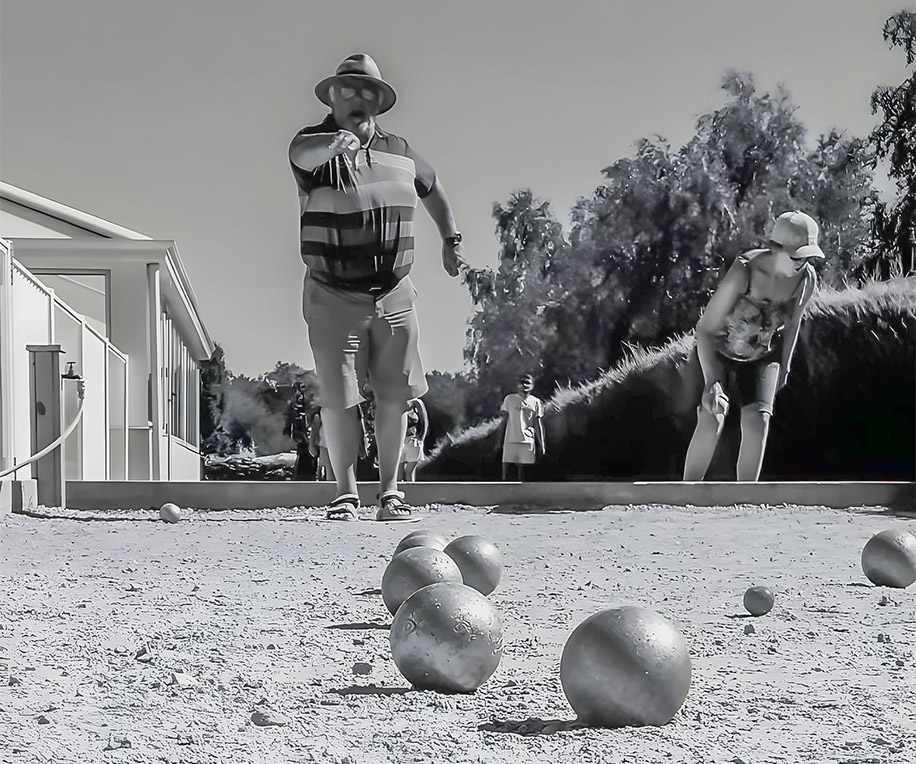 boulodrome pour les parties de petanque