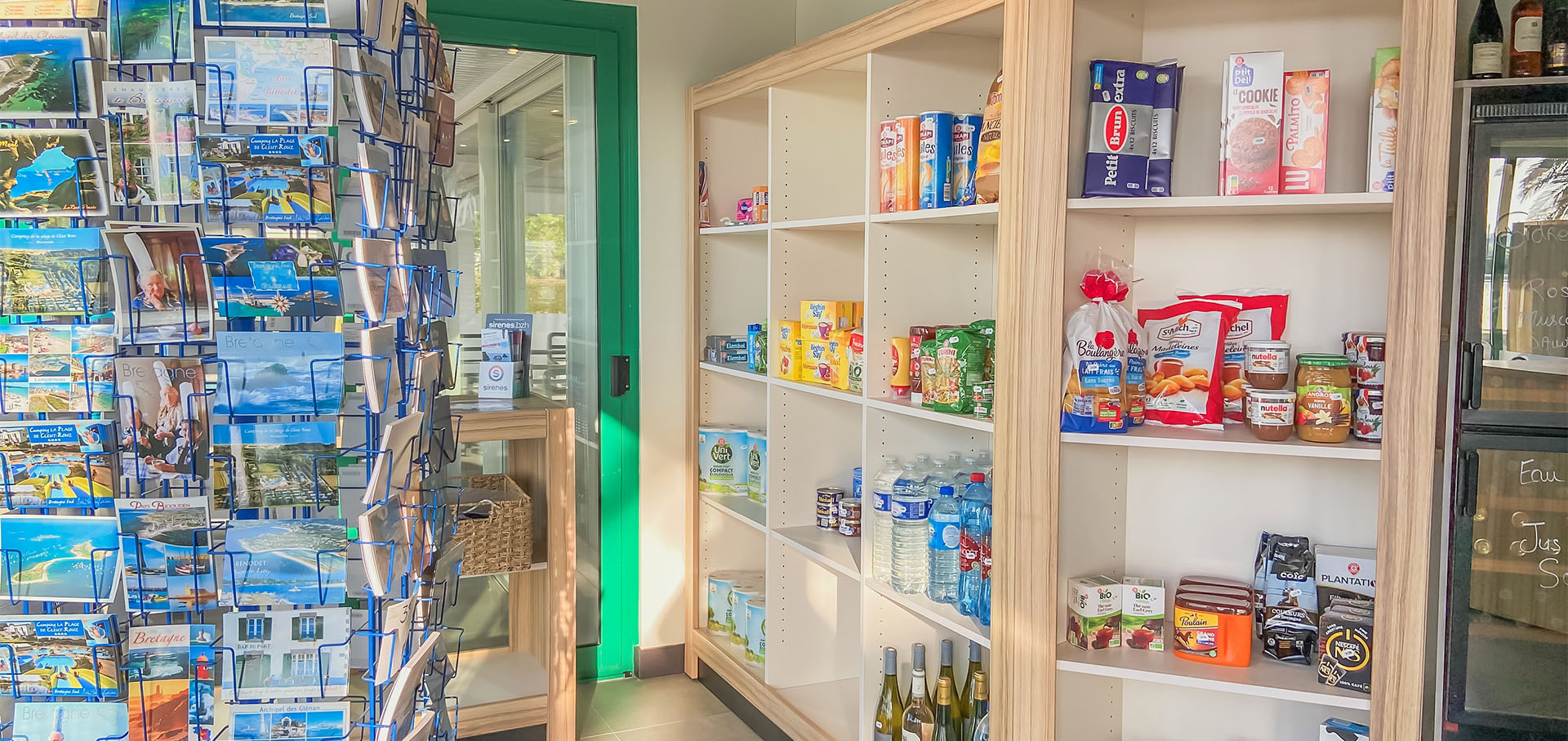 epicerie avec produits locaux