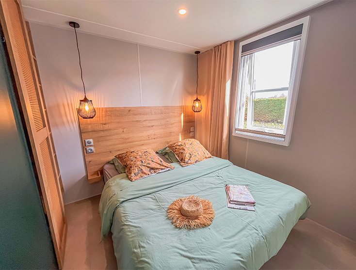 location de mobil homes 2 chambres et 3 chambres a fouesnant finistere sud