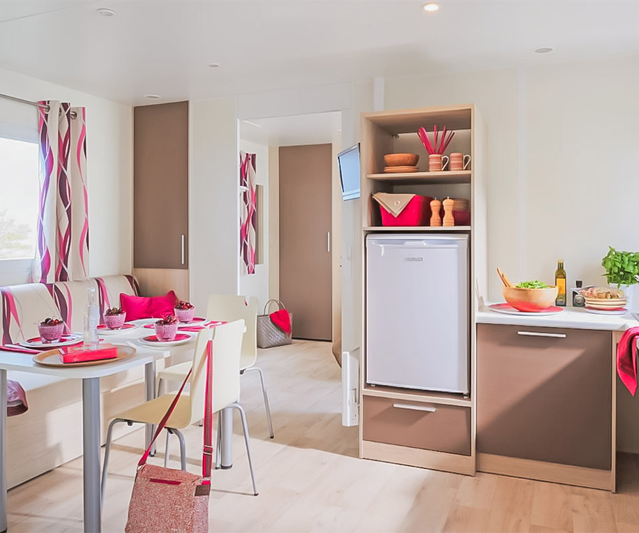 mobil home pmr 2 chambres en location finistere sud