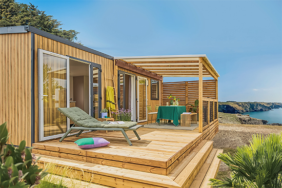 mobil home prestige jardin 2ch 30m nouveaute 2025 camping fouesnant